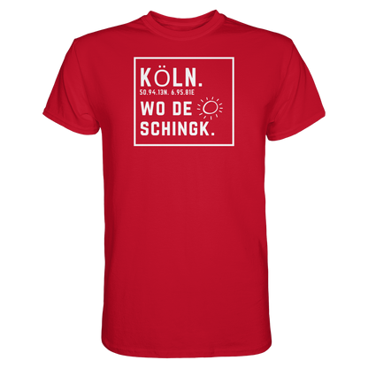 Wo de Sonn schingk - Köln Druck - Premium Classic T-Shirt