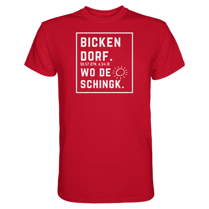 Wo de Sonn schingk - Bickendorf Druck - Premium Classic T-Shirt