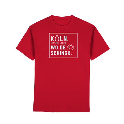 Wo de Sonn schingk - Köln Druck - Premium Classic T-Shirt