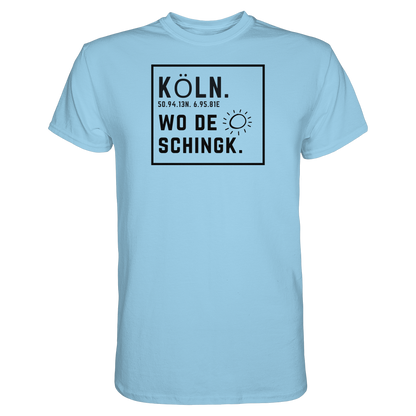 Wo de Sonn schingk - Köln Druck   - Premium Classic T-Shirt