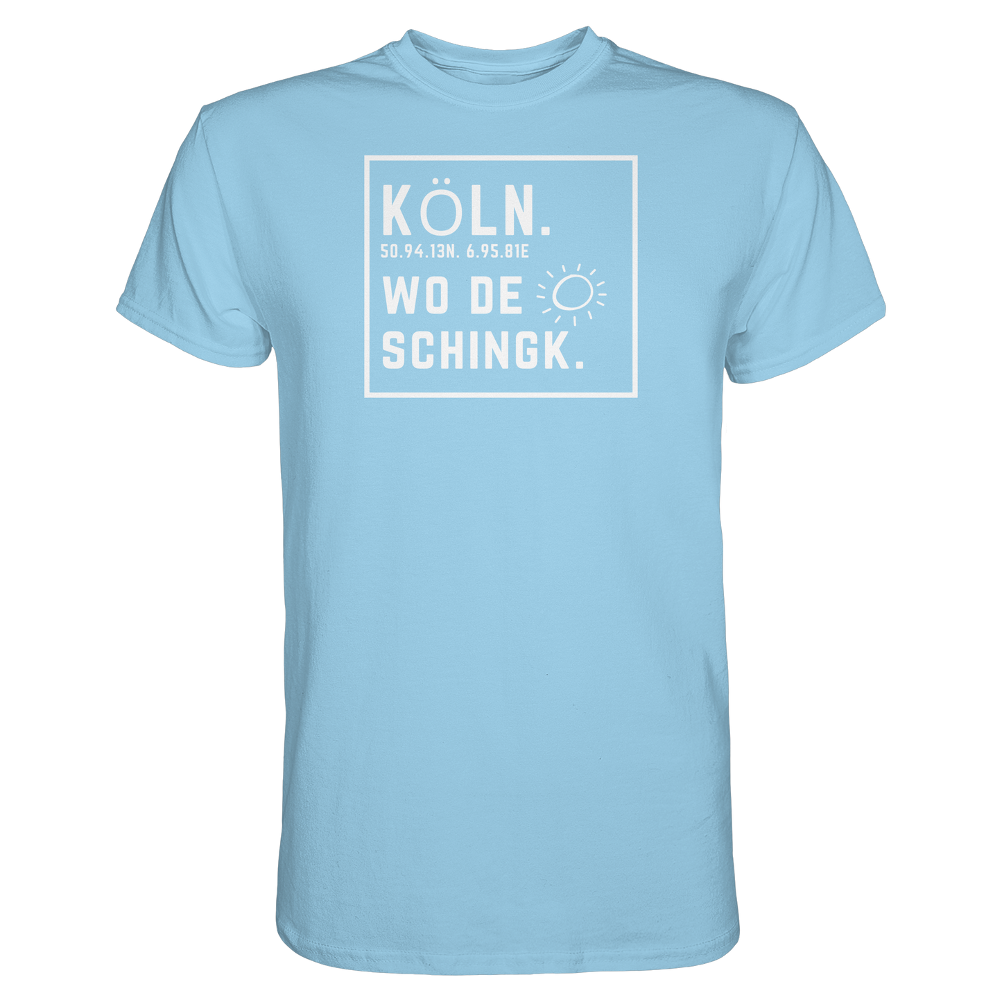 Wo de Sonn schingk - Köln Druck - Premium Classic T-Shirt