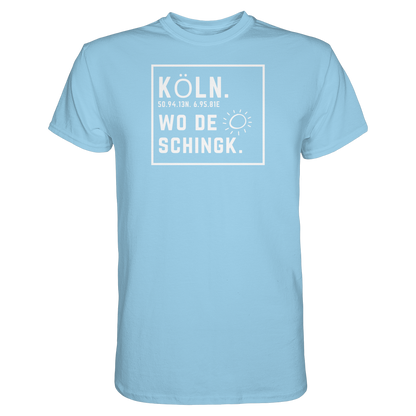 Wo de Sonn schingk - Köln Druck - Premium Classic T-Shirt