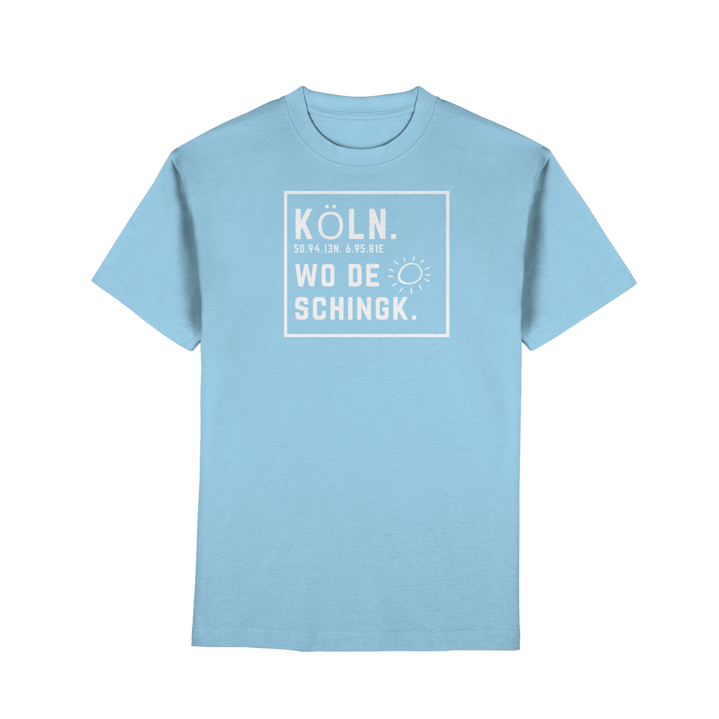 Wo de Sonn schingk - Köln Druck - Premium Classic T-Shirt