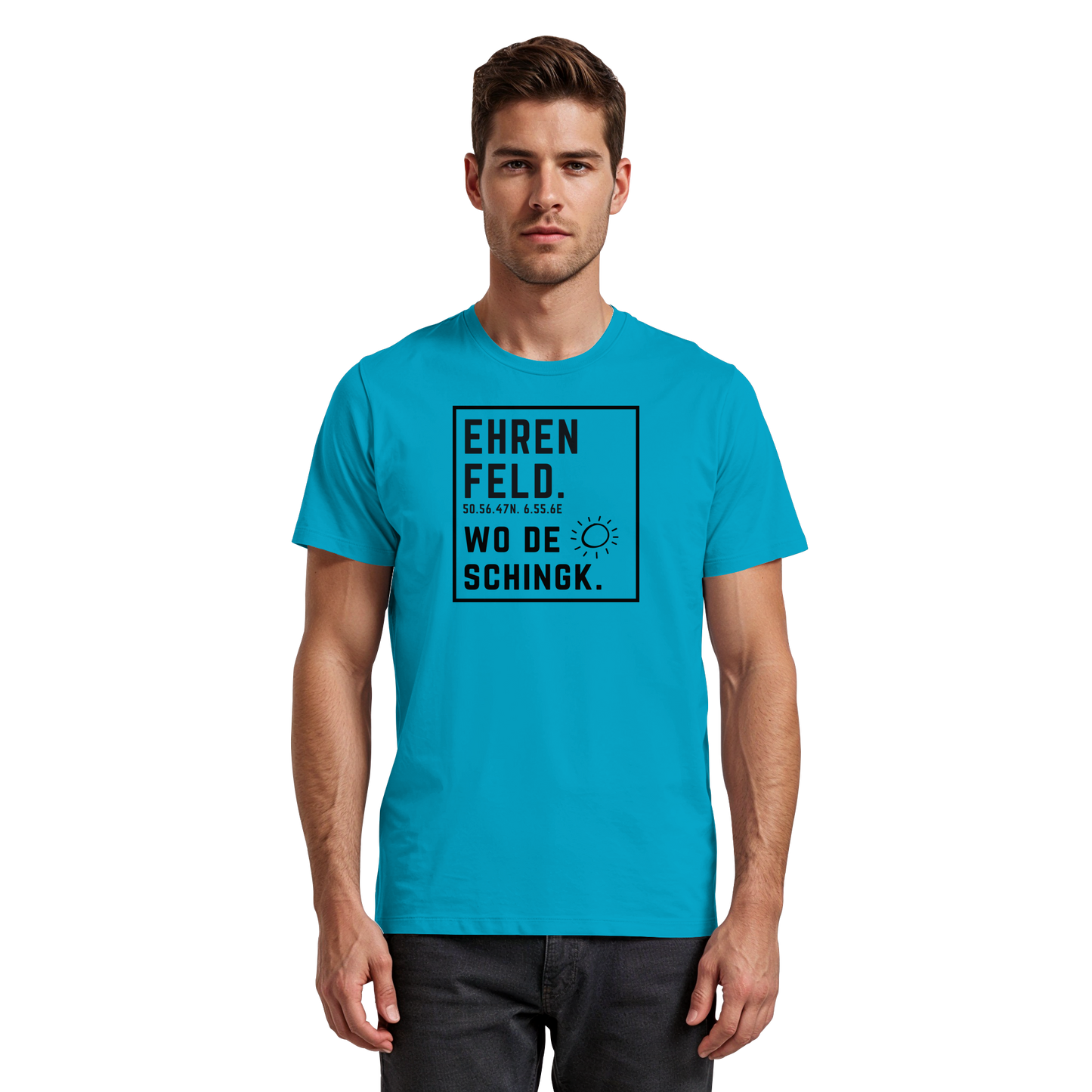 Wo de Sonn schingk - Ehrenfeld Druck  - Premium Classic T-Shirt