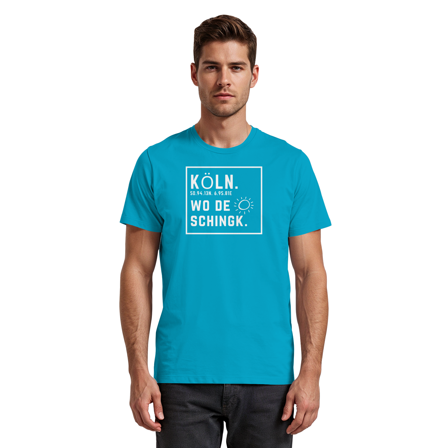 Wo de Sonn schingk - Köln Druck - Premium Classic T-Shirt