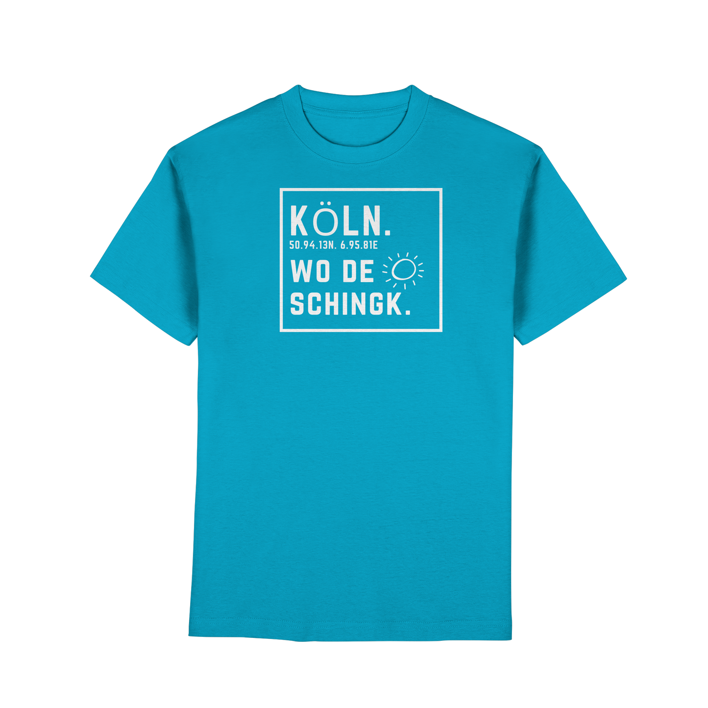 Wo de Sonn schingk - Köln Druck - Premium Classic T-Shirt