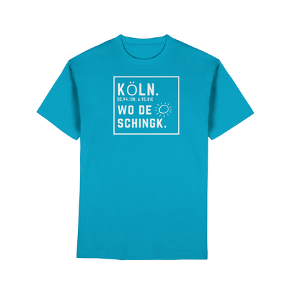 Wo de Sonn schingk - Köln Druck - Premium Classic T-Shirt