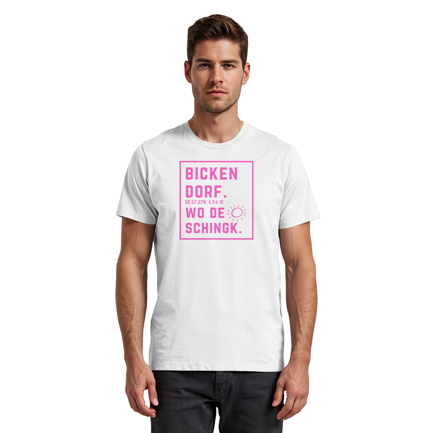 Wo de Sonn schingk - Bickendorf Druck  - Premium Classic T-Shirt