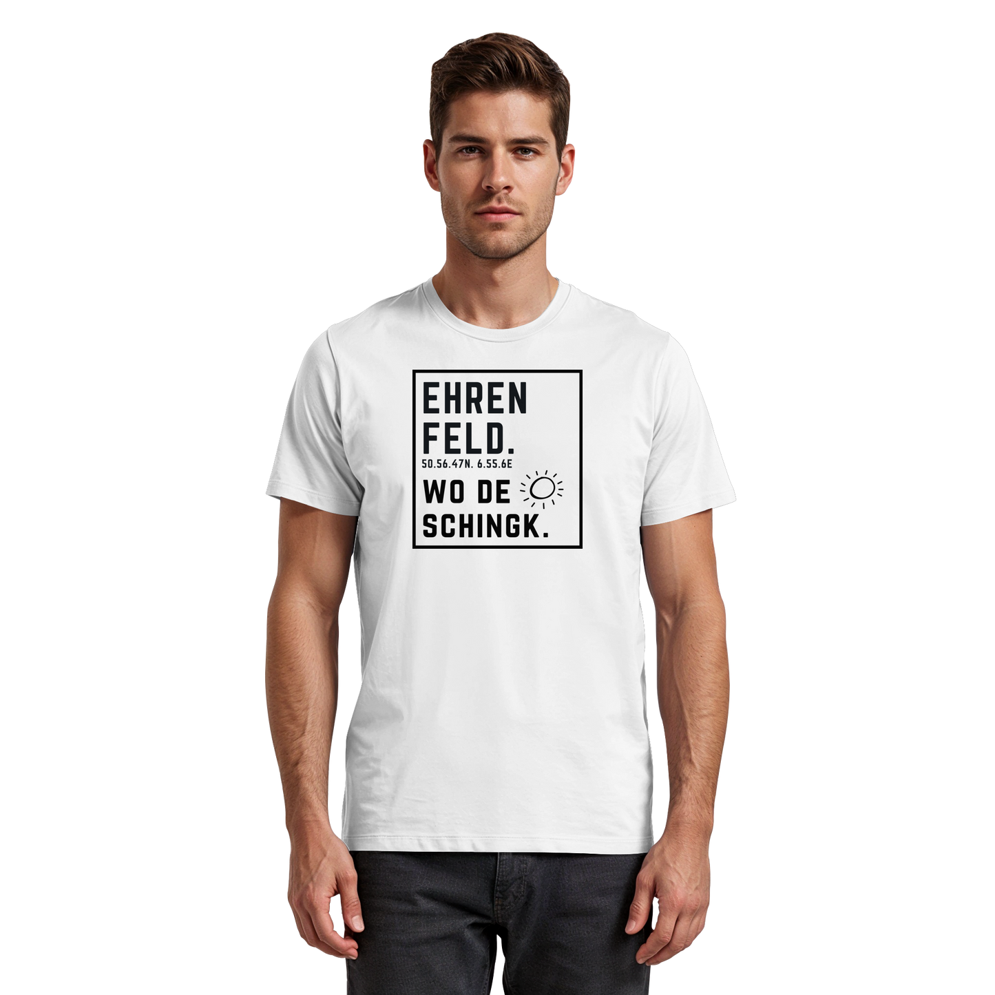 Wo de Sonn schingk - Ehrenfeld Druck  - Premium Classic T-Shirt