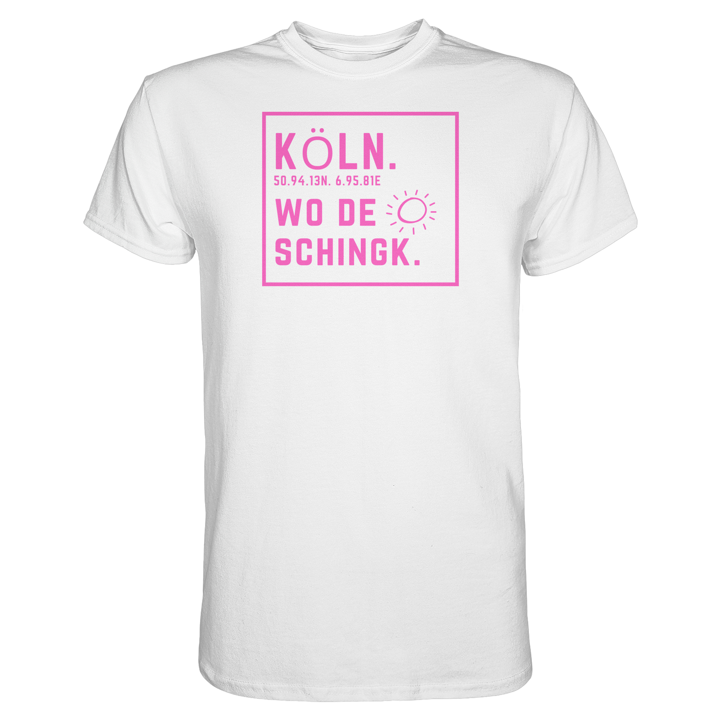 Wo de Sonn schingk - Köln Druck  - Premium Classic T-Shirt