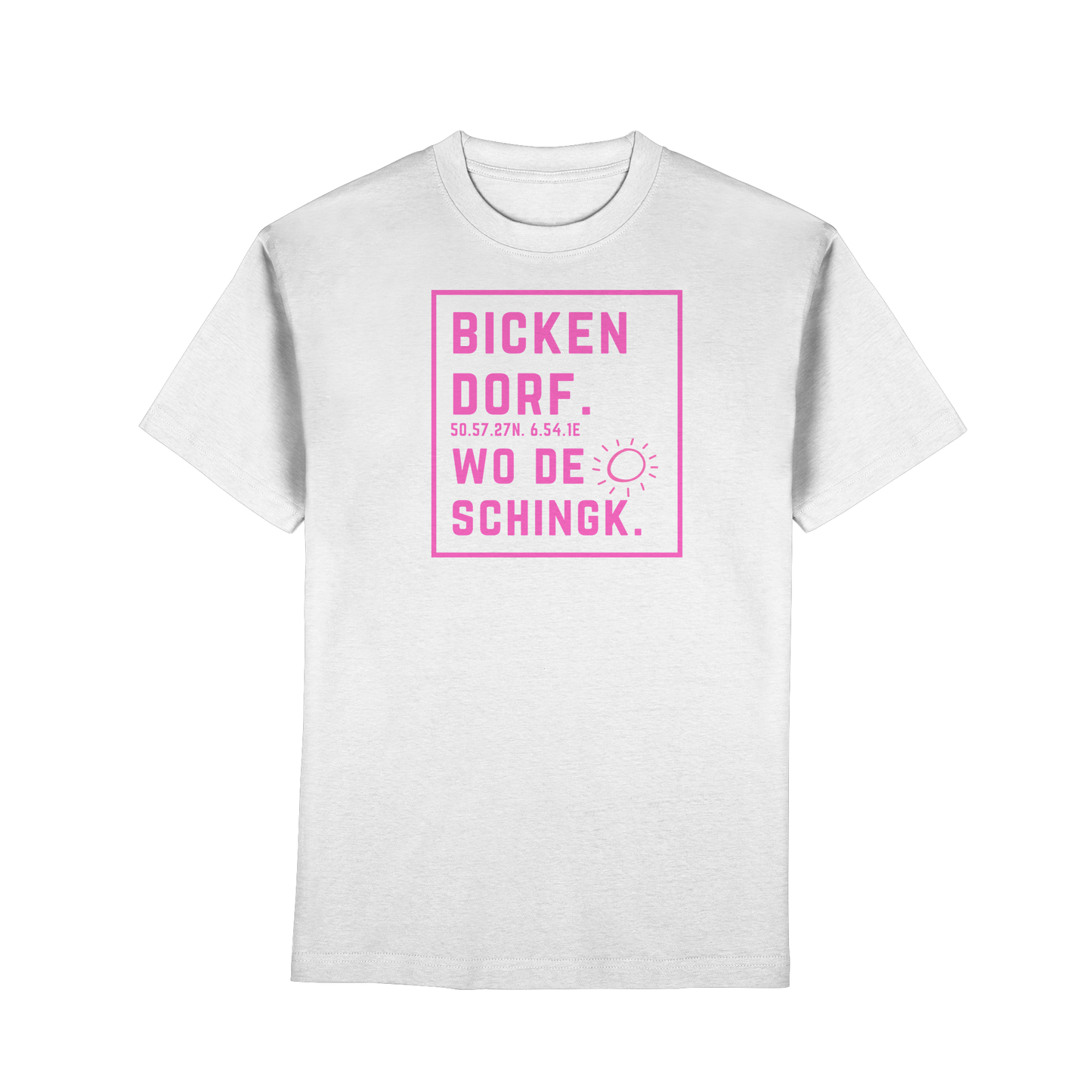 Wo de Sonn schingk - Bickendorf Druck  - Premium Classic T-Shirt