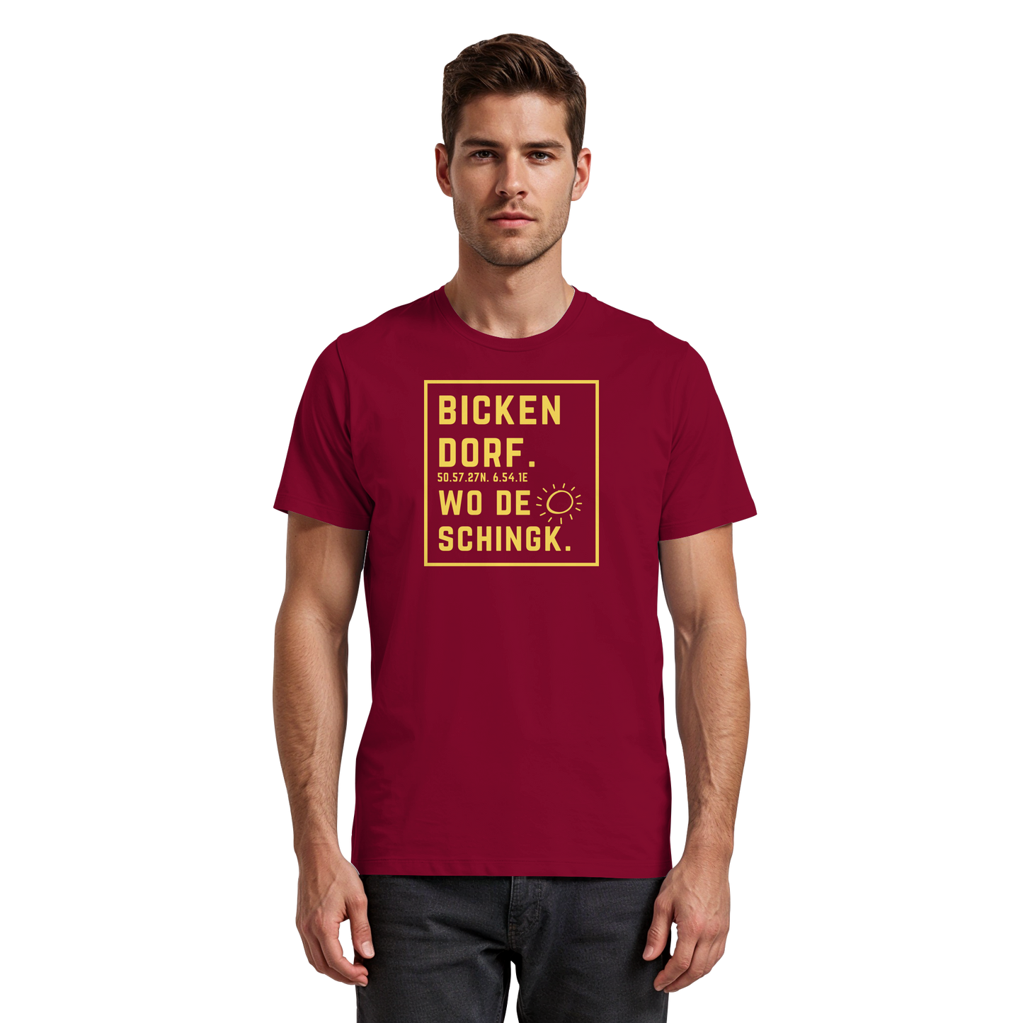 Wo de Sonn schingk - Bickendorf Druck - Premium Classic T-Shirt