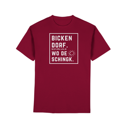 Wo de Sonn schingk - Bickendorf Druck - Premium Classic T-Shirt