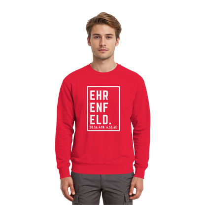 Ehrenfeld Koordinaten (großer Druck auf der Brust) - Premium Sweatshirt