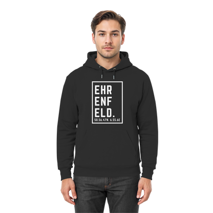 Ehrenfeld Koordinaten (großer Druck auf der Brust) - Premium Unisex Hoodie