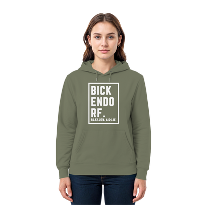 Bickendorf Koordinaten (großer Druck auf der Brust) - Premium Unisex Hoodie