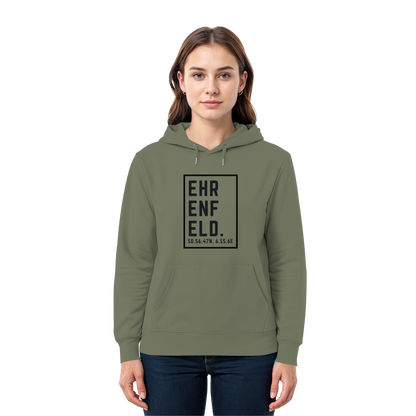 Ehrenfeld Koordinaten (großer Druck auf der Brust) - Premium Unisex Hoodie