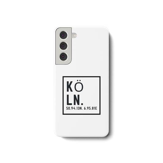 Köln Koordinaten (Druck) - Accessoires - Samsung Galaxy S22 Handyhülle