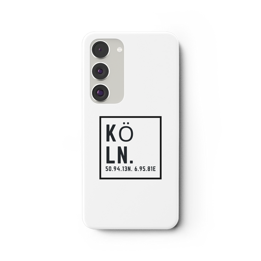 Köln Koordinaten (Druck) - Accessoires - Samsung Galaxy S23 Plus Handyhülle