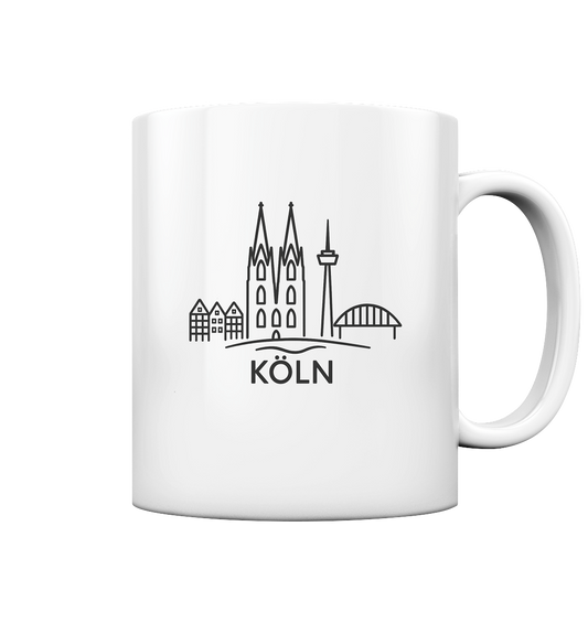 Köln Skyline (Druck) - Accessoires - Tasse glossy