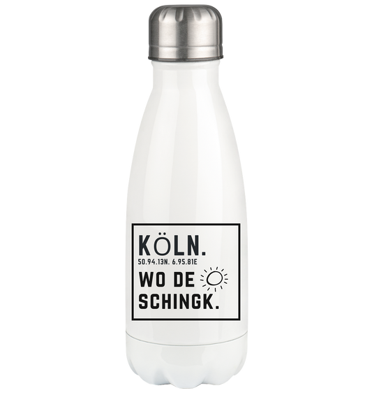 Wo de Sonn schingk - Köln Druck - Accessoires - Thermoflasche 350ml