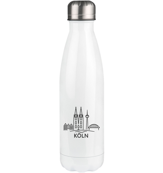 Köln Skyline (Druck) - Accessoires - Thermoflasche 500ml