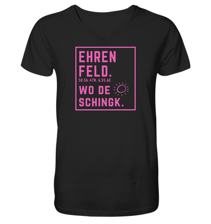 Wo de Sonn schingk - Ehrenfeld Druck   - V-Neck Shirt