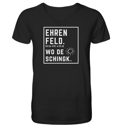 Wo de Sonn schingk - Ehrenfeld Druck - V-Neck Shirt