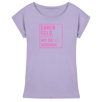 Wo de Sonn schingk - Ehrenfeld Druck   - Womens Extended Shoulder T-Shirt