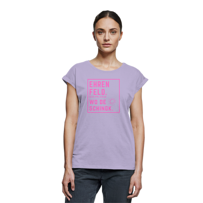 Wo de Sonn schingk - Ehrenfeld Druck   - Womens Extended Shoulder T-Shirt