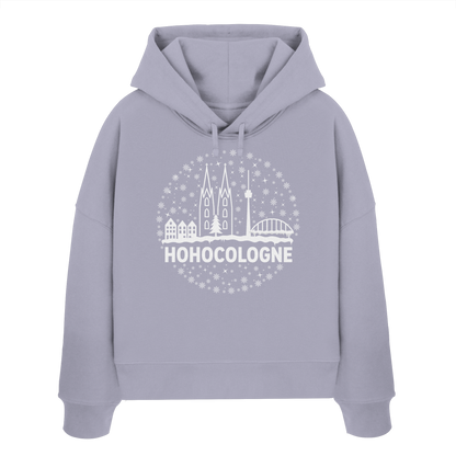 HOHOCologne Druck - Womens Organic Boxcut Hoodie
