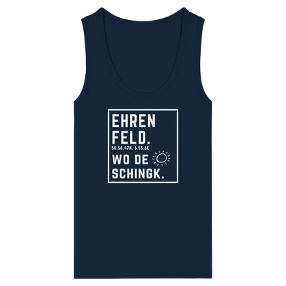 Wo de Sonn schingk - Ehrenfeld Druck - Womens Organic Fitted Tank Top