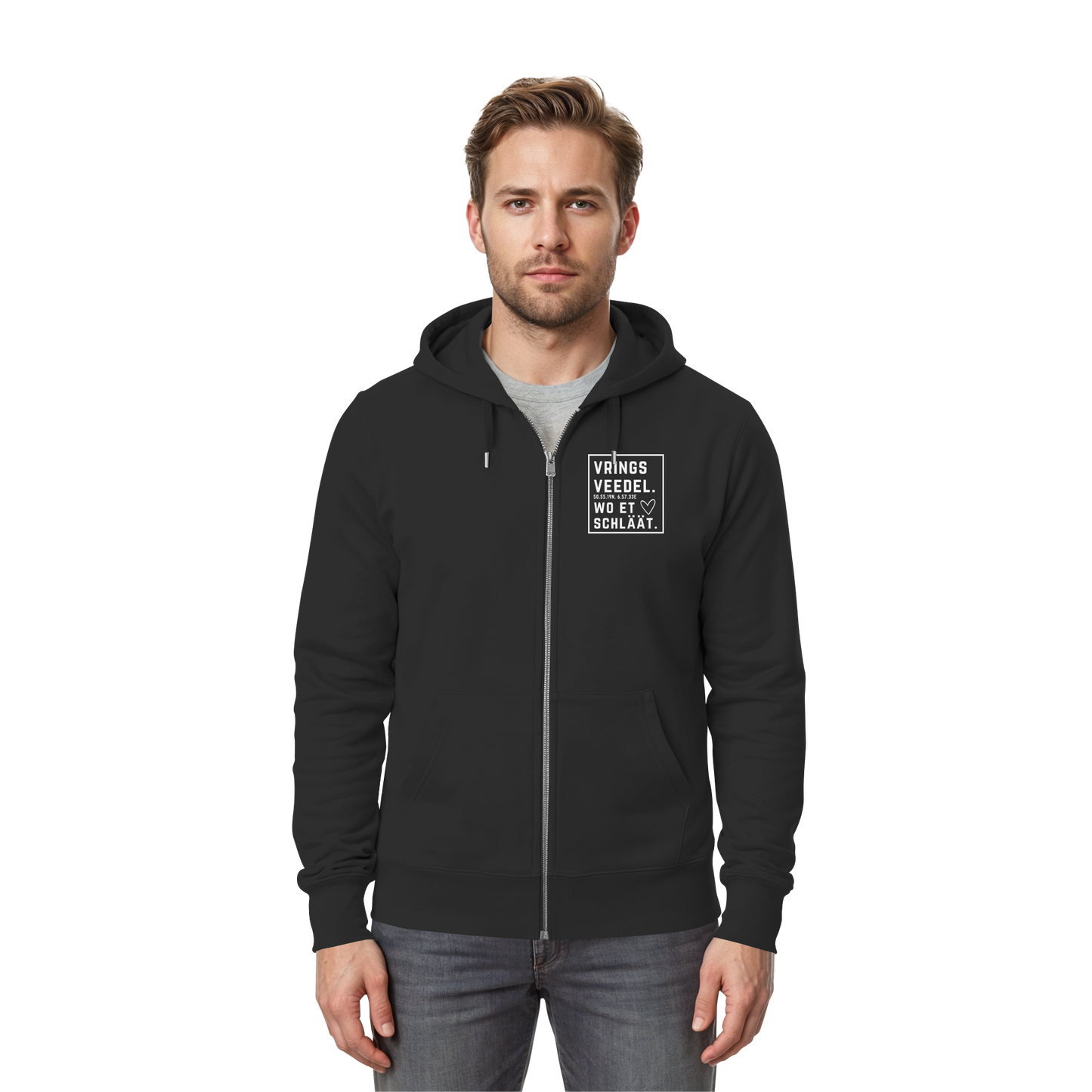 Vringsveedel Hätz Druck - Zipper