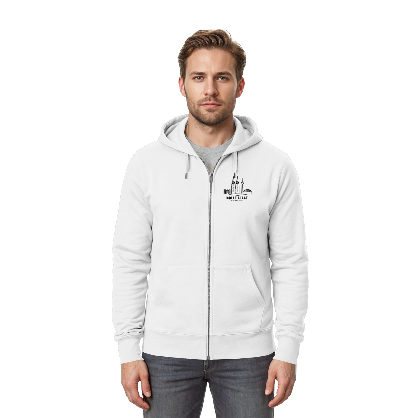 Skyline Alaaf Druck - Zipper